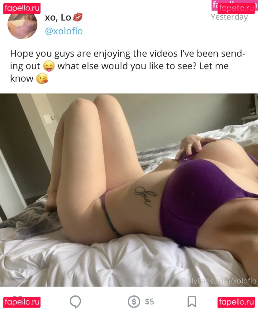 xoloflo Onlyfans Photo Gallery 