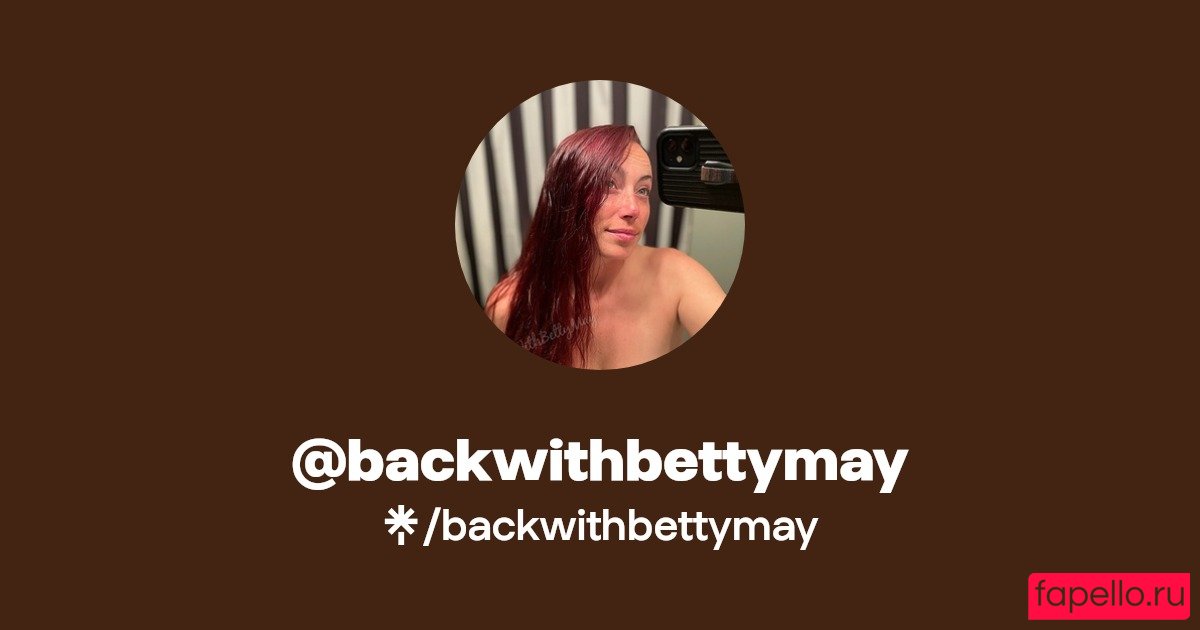 backwithbettymay Onlyfans Photo Gallery 