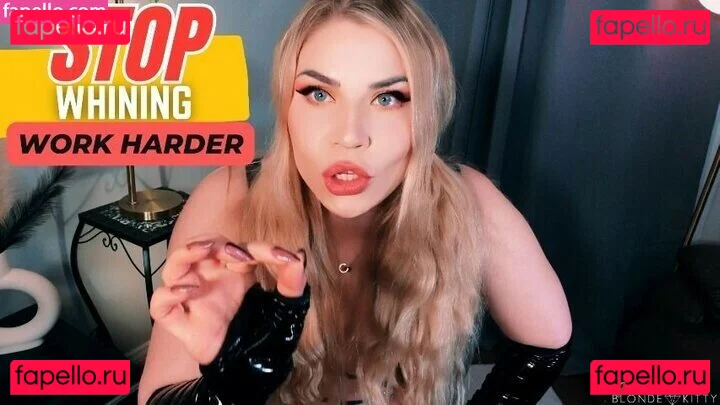 Goddess Blonde Kitty Onlyfans Photo Gallery 