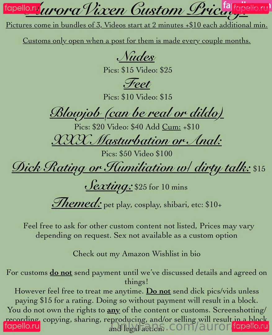 auroravixen Onlyfans Photo Gallery 