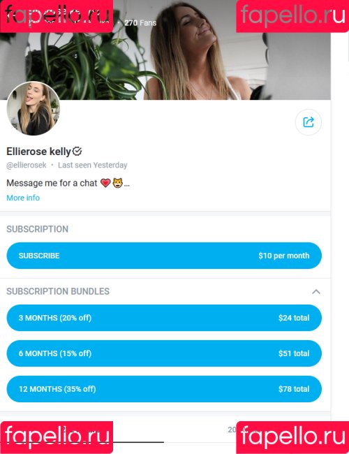 Ellierose Kelly Onlyfans Photo Gallery 