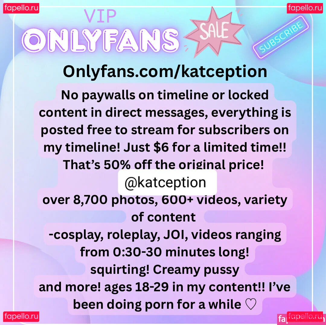 katceptionlive Onlyfans Photo Gallery 