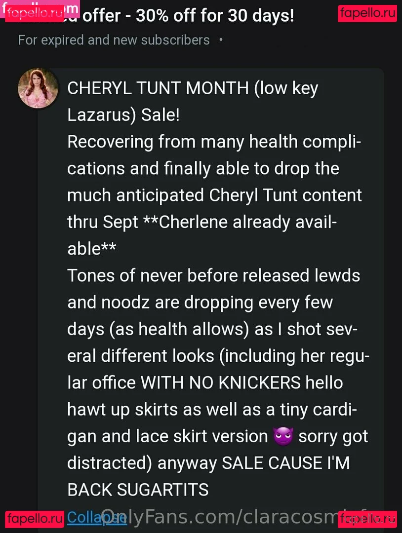 claracosmiafree Onlyfans Photo Gallery 