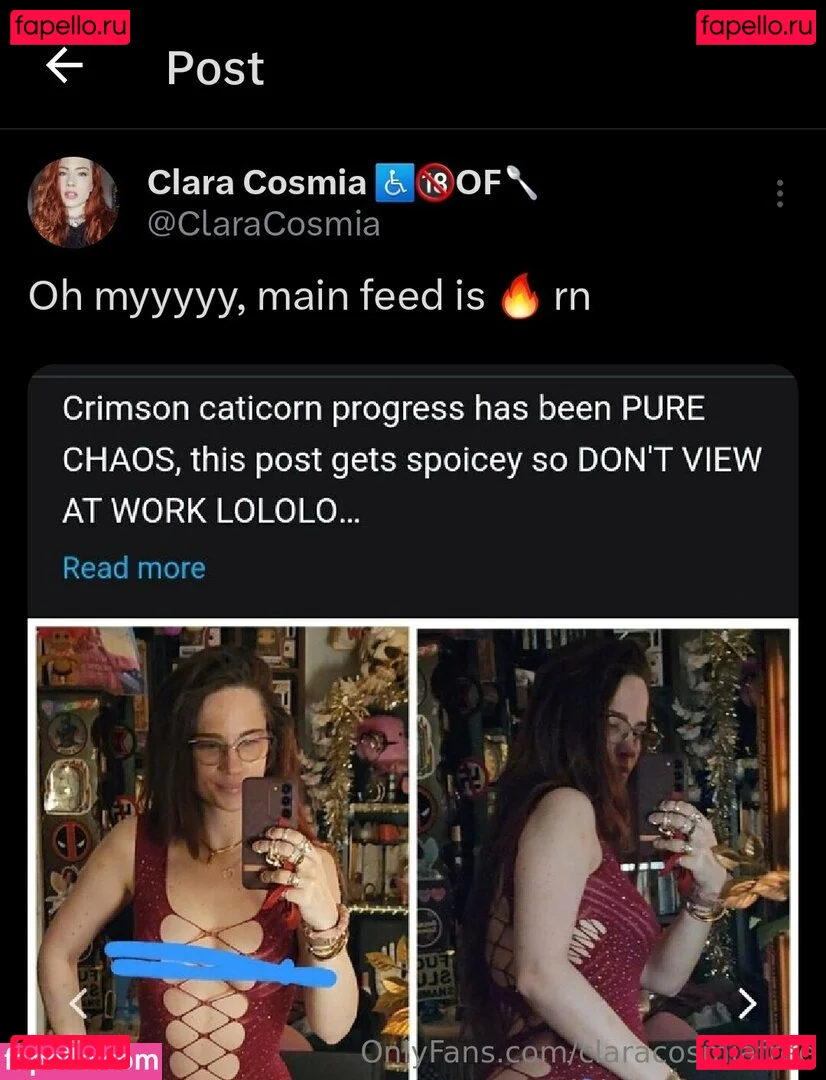 claracosmiafree Onlyfans Photo Gallery 