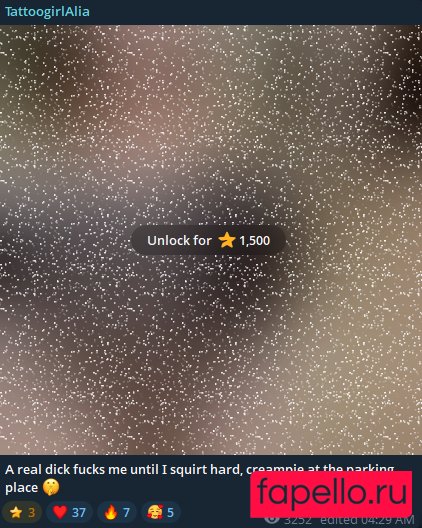 tattoogirl_alia Onlyfans Photo Gallery 