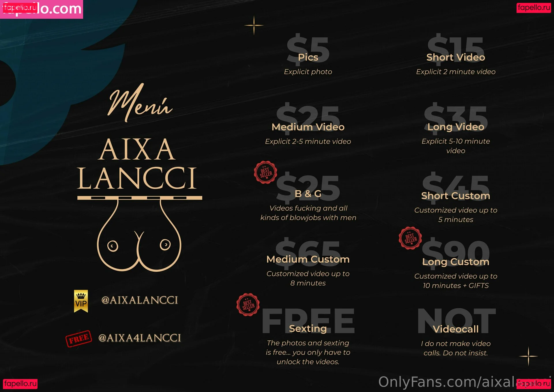 aixalancci Onlyfans Photo Gallery 