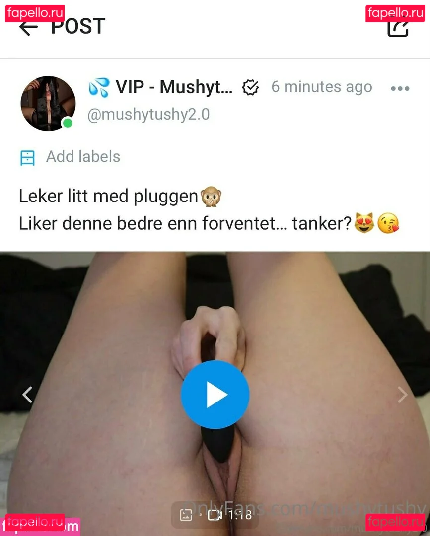mushytushy Onlyfans Photo Gallery 