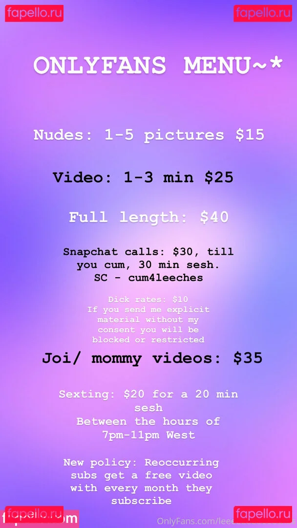 leeeeeeeeeeeches Onlyfans Photo Gallery 