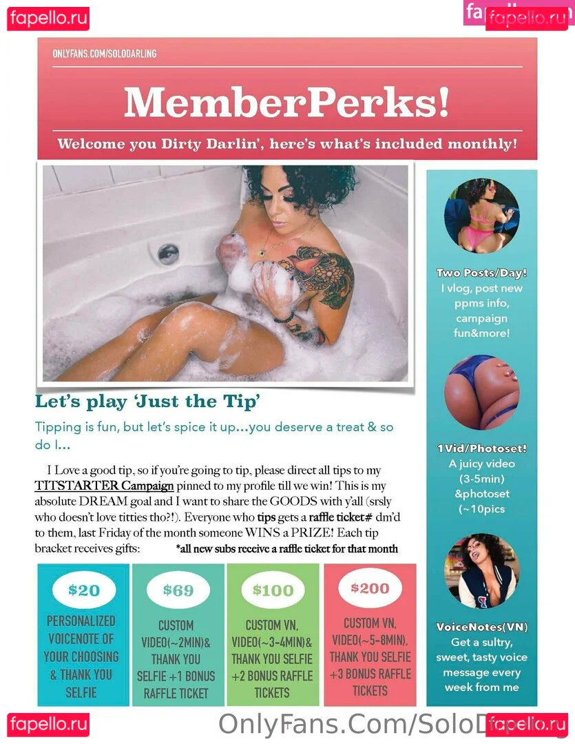 solodarling Onlyfans Photo Gallery 