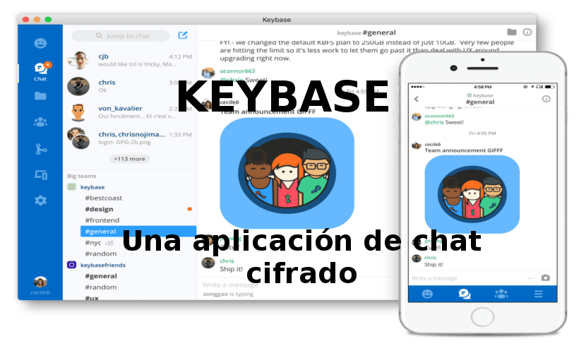 KeyBase（对话将被端到端加密）