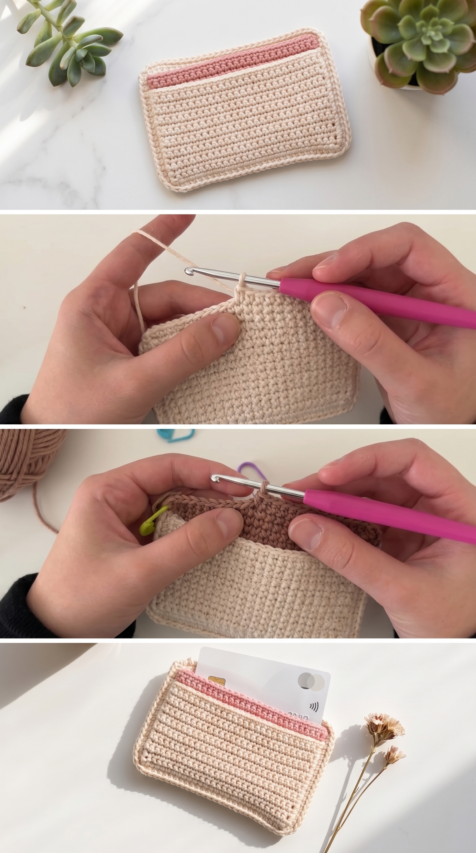 Crochet Card Holder: A Thoughtful Handmade Gift pattern