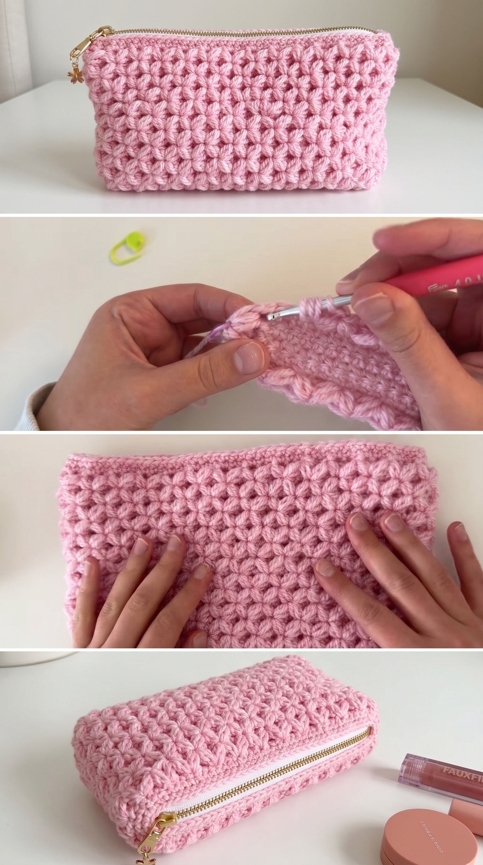 Crochet Flower Clutch: A Charming Everyday Essential pattern