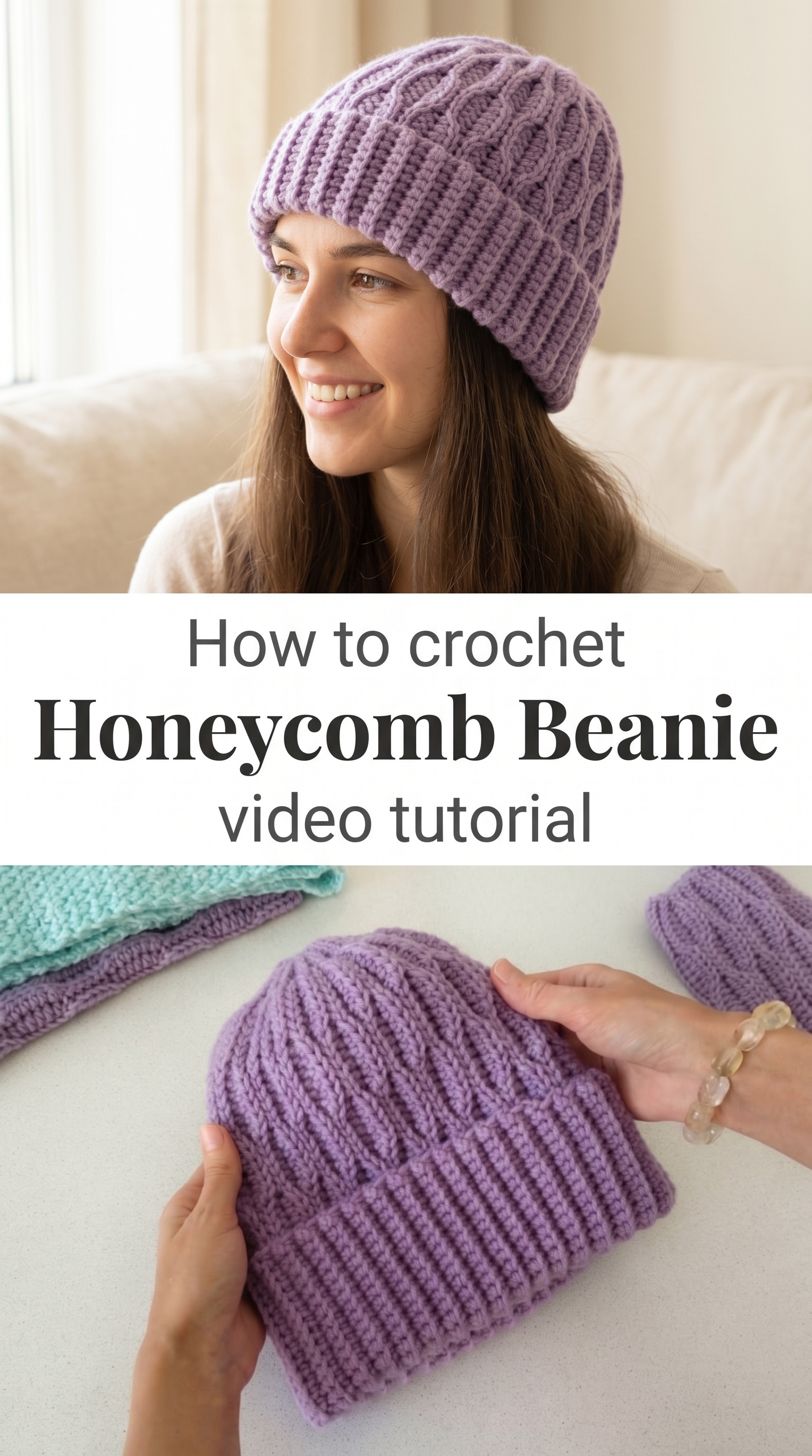 Crochet Honeycomb Beanie: A Cozy Winter Essential