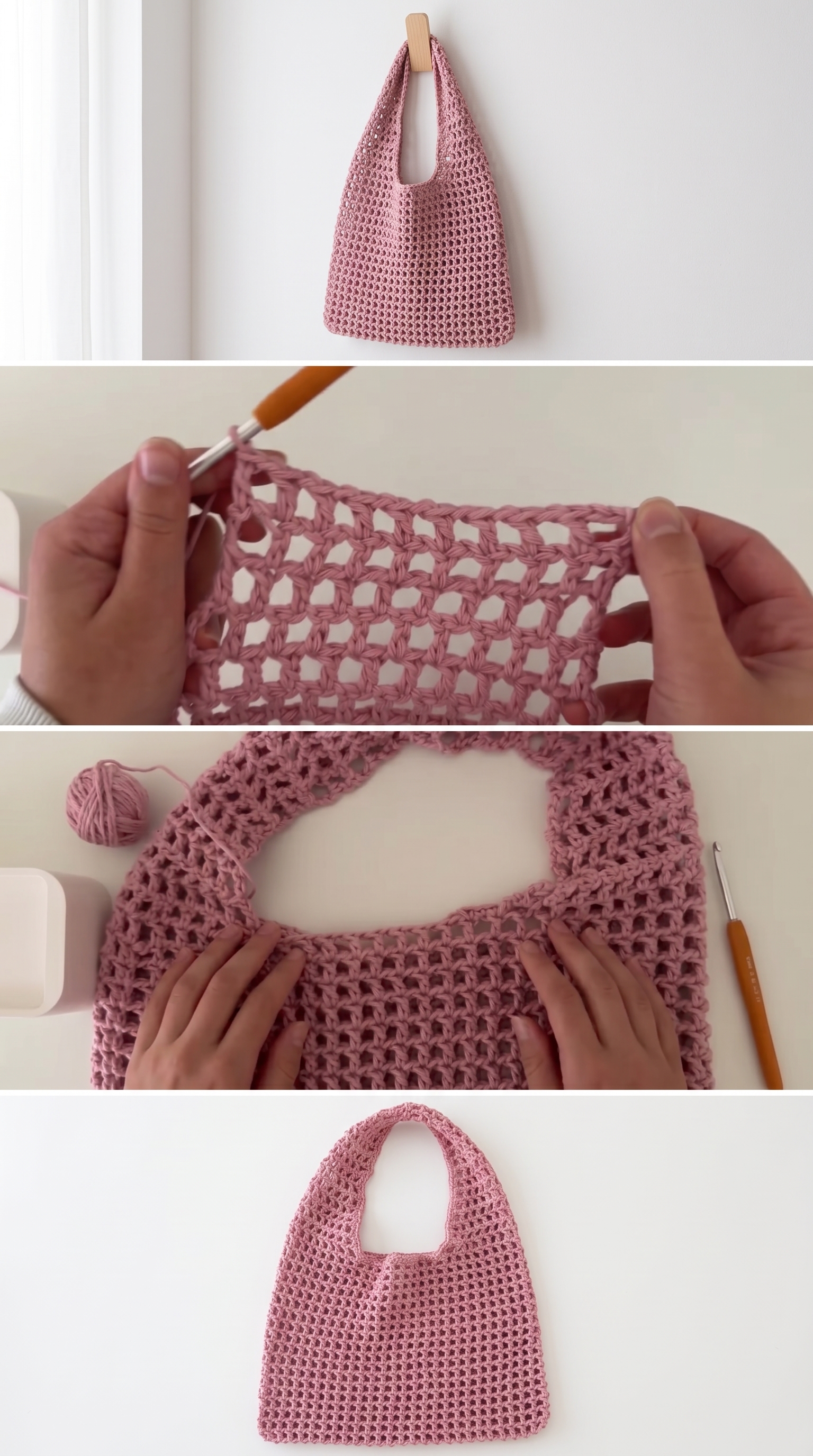 Crochet Mesh Tote: A Breezy Summer Essential pattern