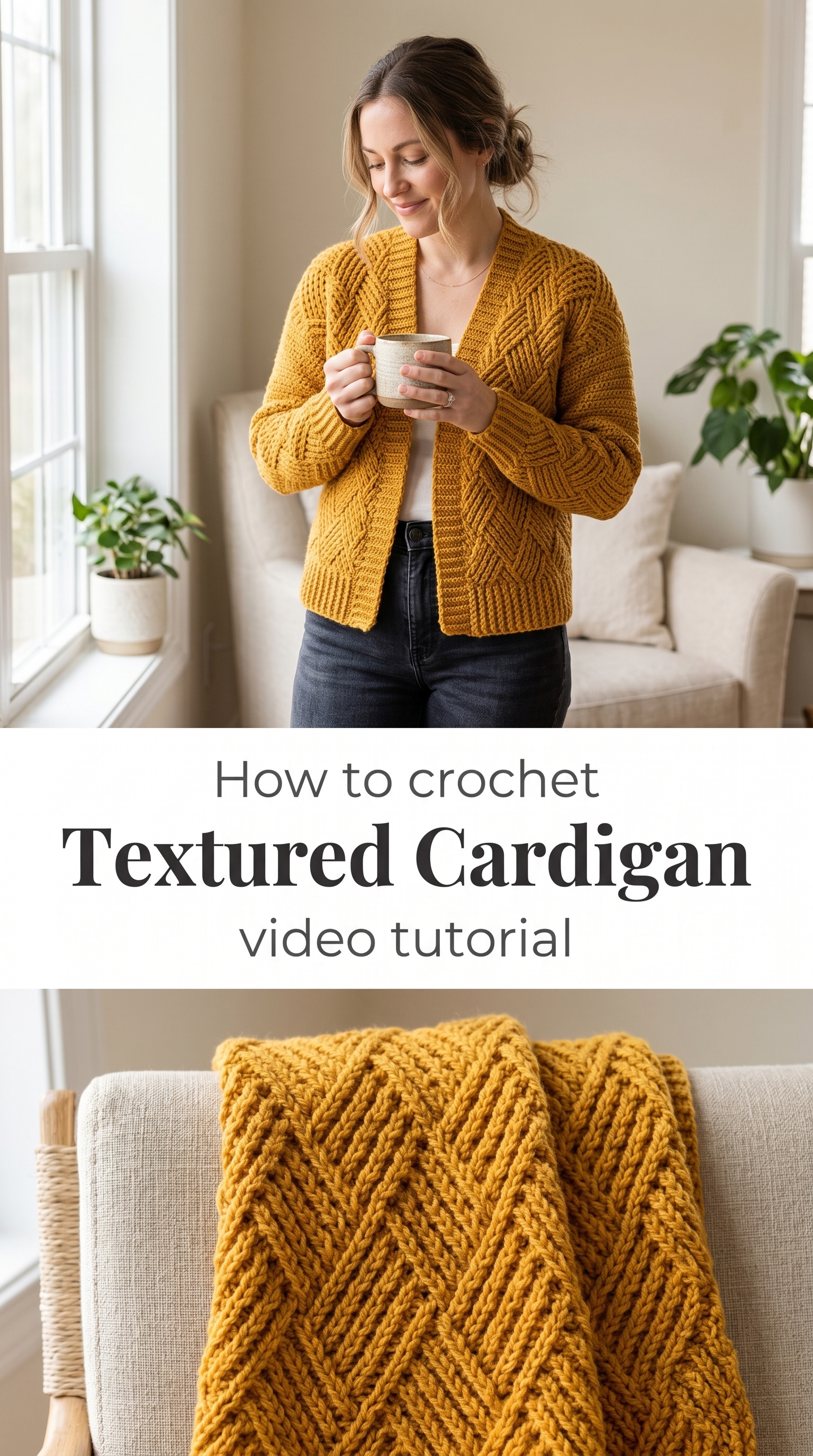 Crochet Textured Cardigan: A Timeless Wardrobe Essential