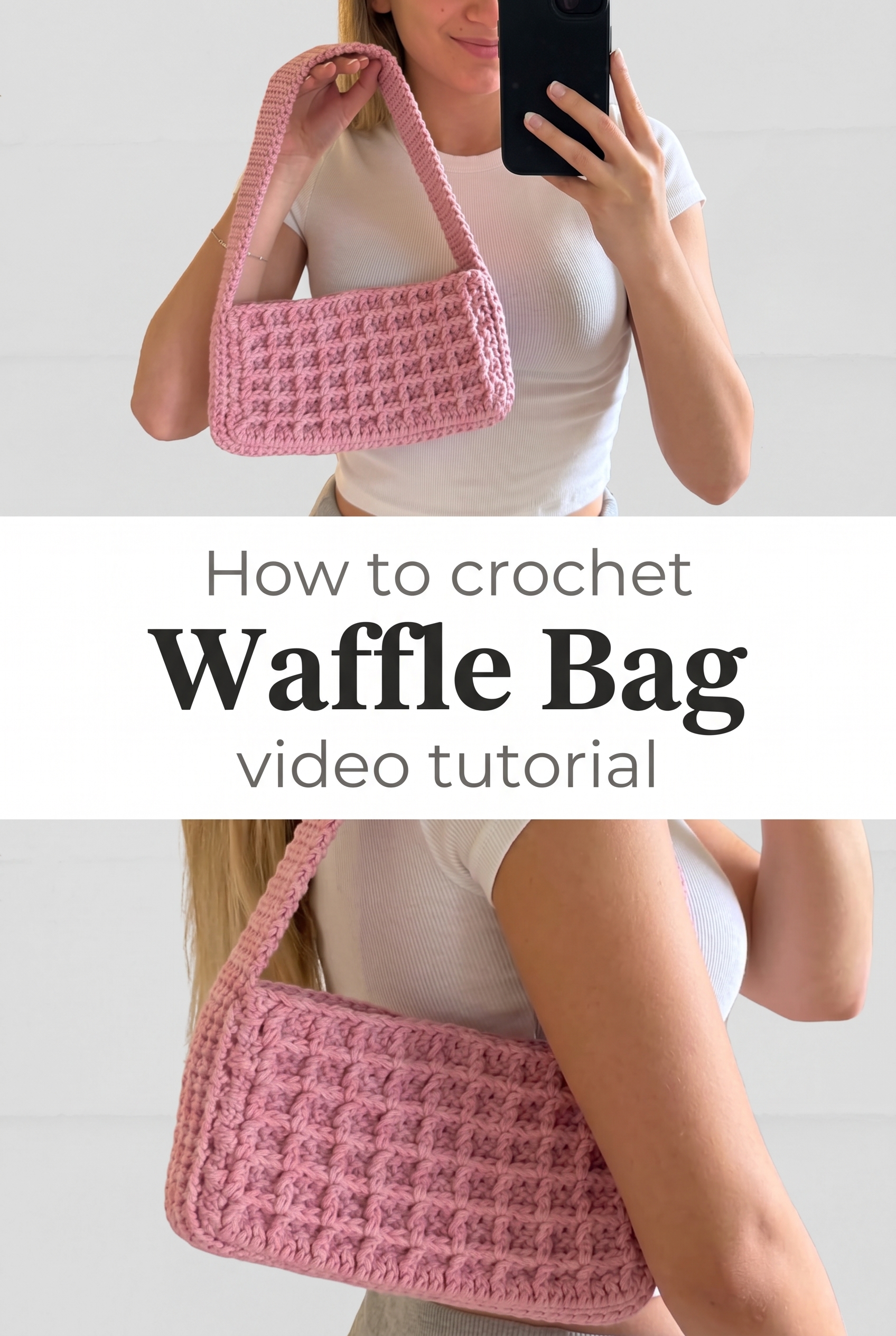 Crochet Waffle Bag: A Textured Everyday Essential