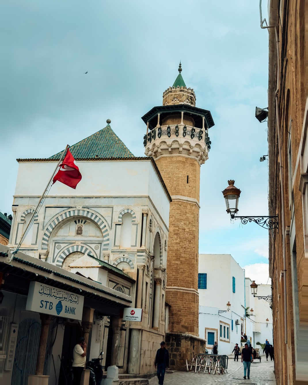 Tunisia Cruise Port - Great Mosque Minaret Green Dome Architecture - 05-16-2025 - Vertical 35.jpg
