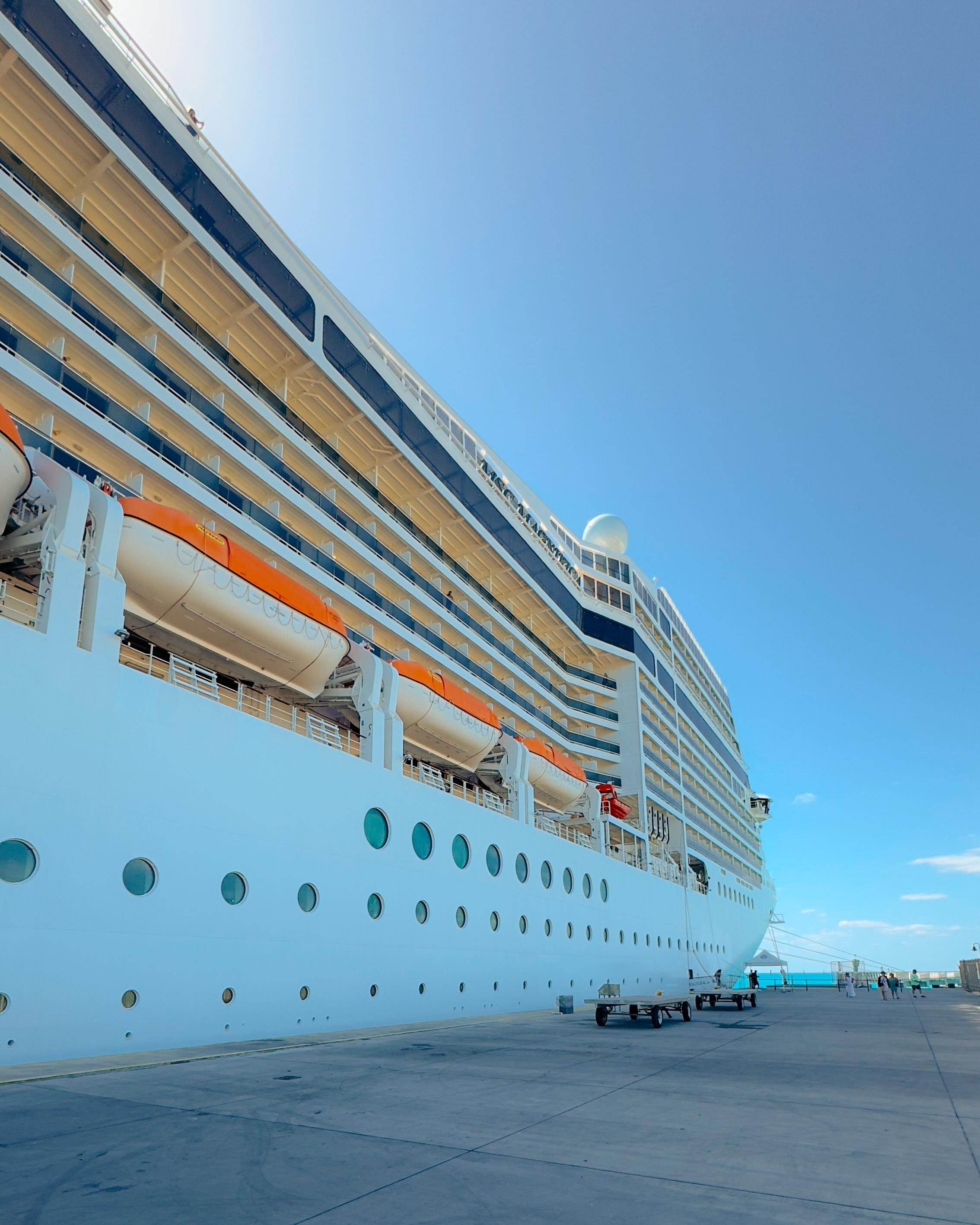 Antigua Cruise Port - Large White Cruise Ship Docked Port - Vertical.jpg
