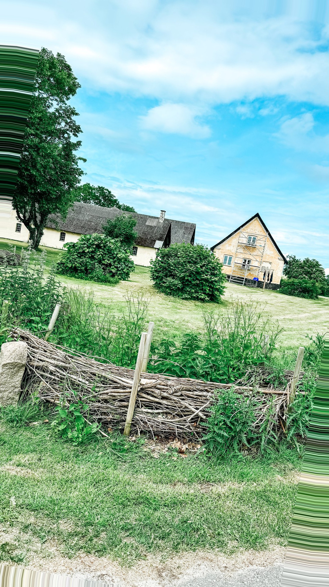 Copenhagen Denmark Cruise Port - Rustic Farmhouse Pastoral Scenery Wooden Fence - 06-06-2024 - Vertical.jpg