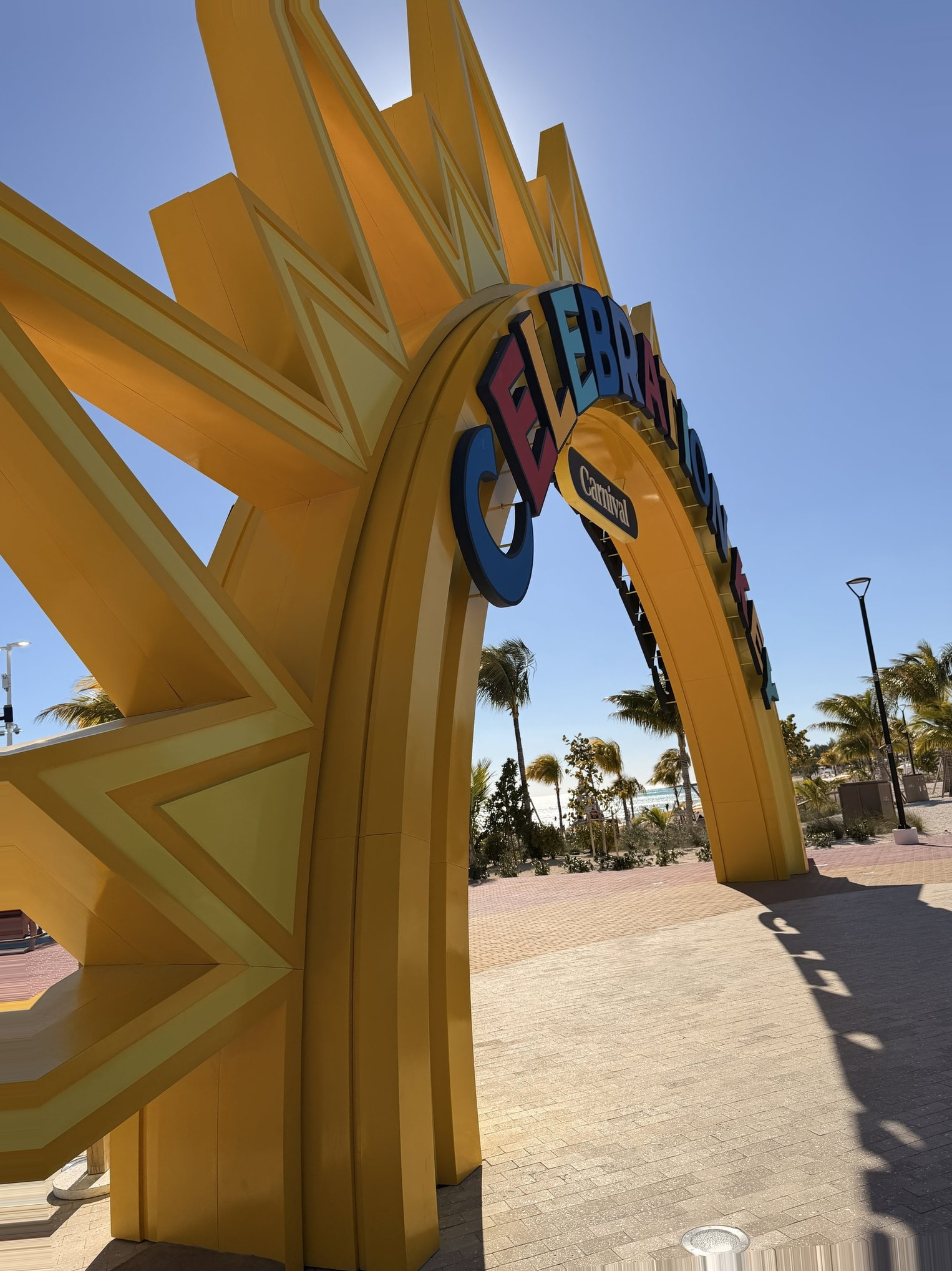 Celebration Key Cruise Port - City Of Freeport Bahamas Colorful Arched Entrance Landmark - 02-06-2026 - Vertical.jpg