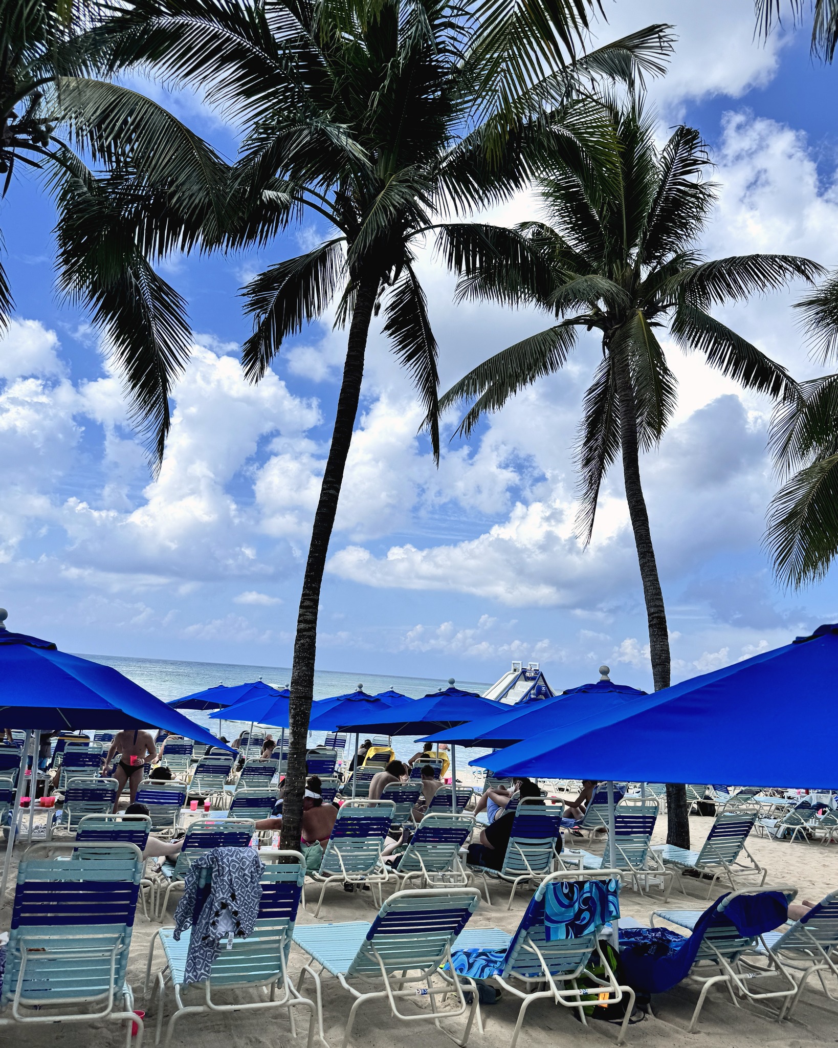 Cozumel Cruise Port - Paradise Beach Club Oceanfront Lounge Chairs - Paradise Beach - 02-03-2025 - Vertical.jpg