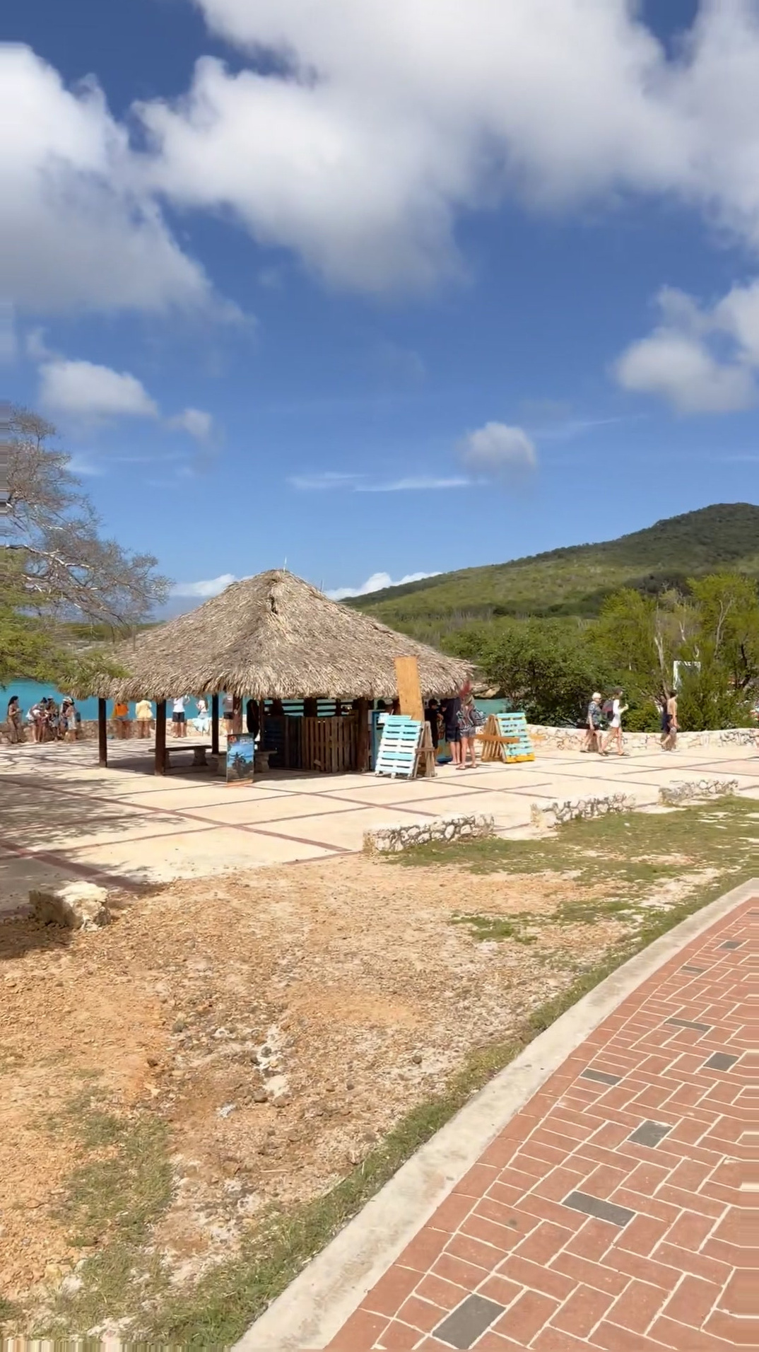 Curacao Cruise Port - Tropical Beach Hut with Thatched Roof - 01-01-2026 - Vertical.jpg