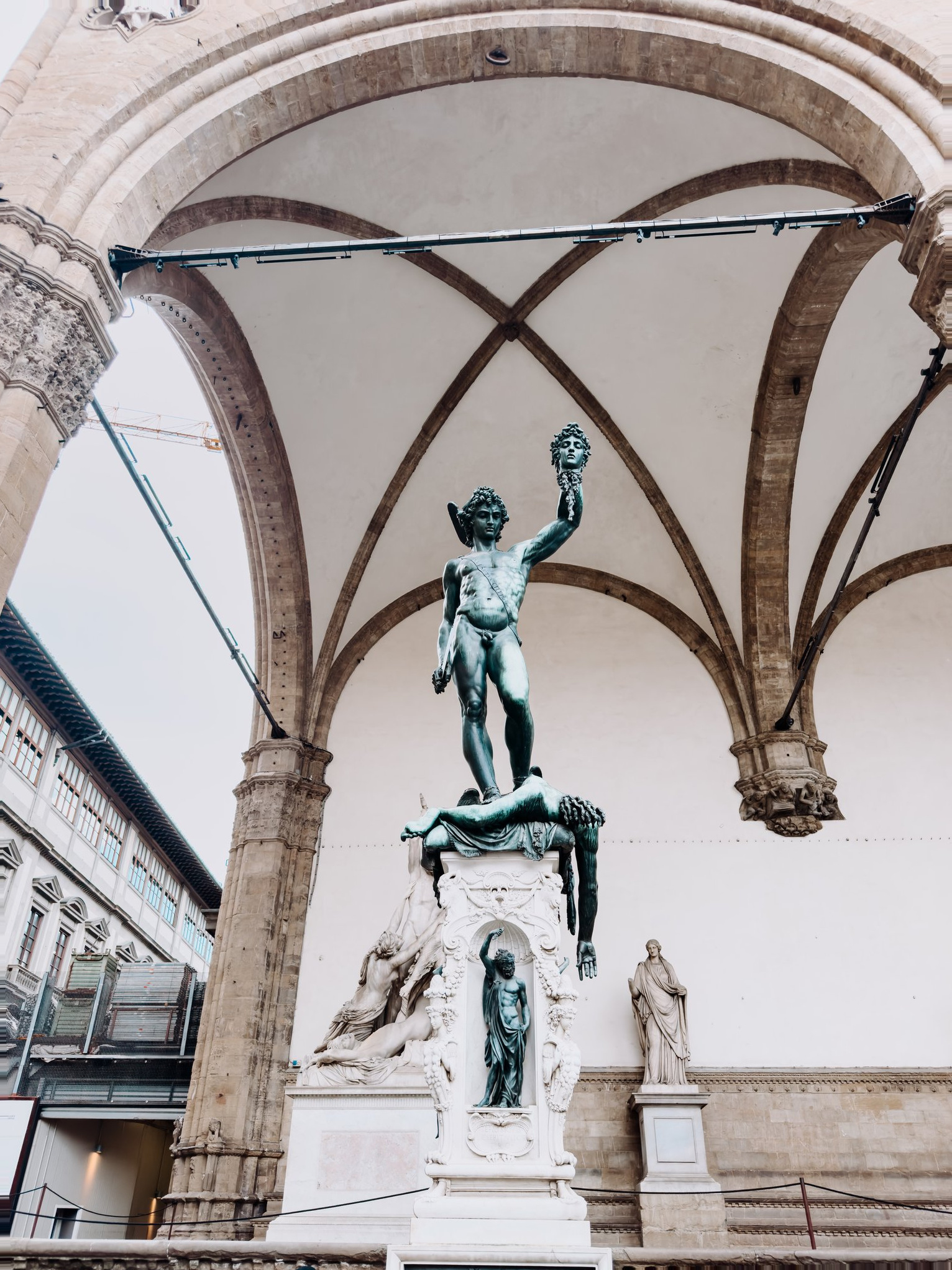 Livorno Cruise Port - Florence Europe Cool Renaissance Statue Architectural Archway Columns - 05-21-2025 - Vertical.jpg