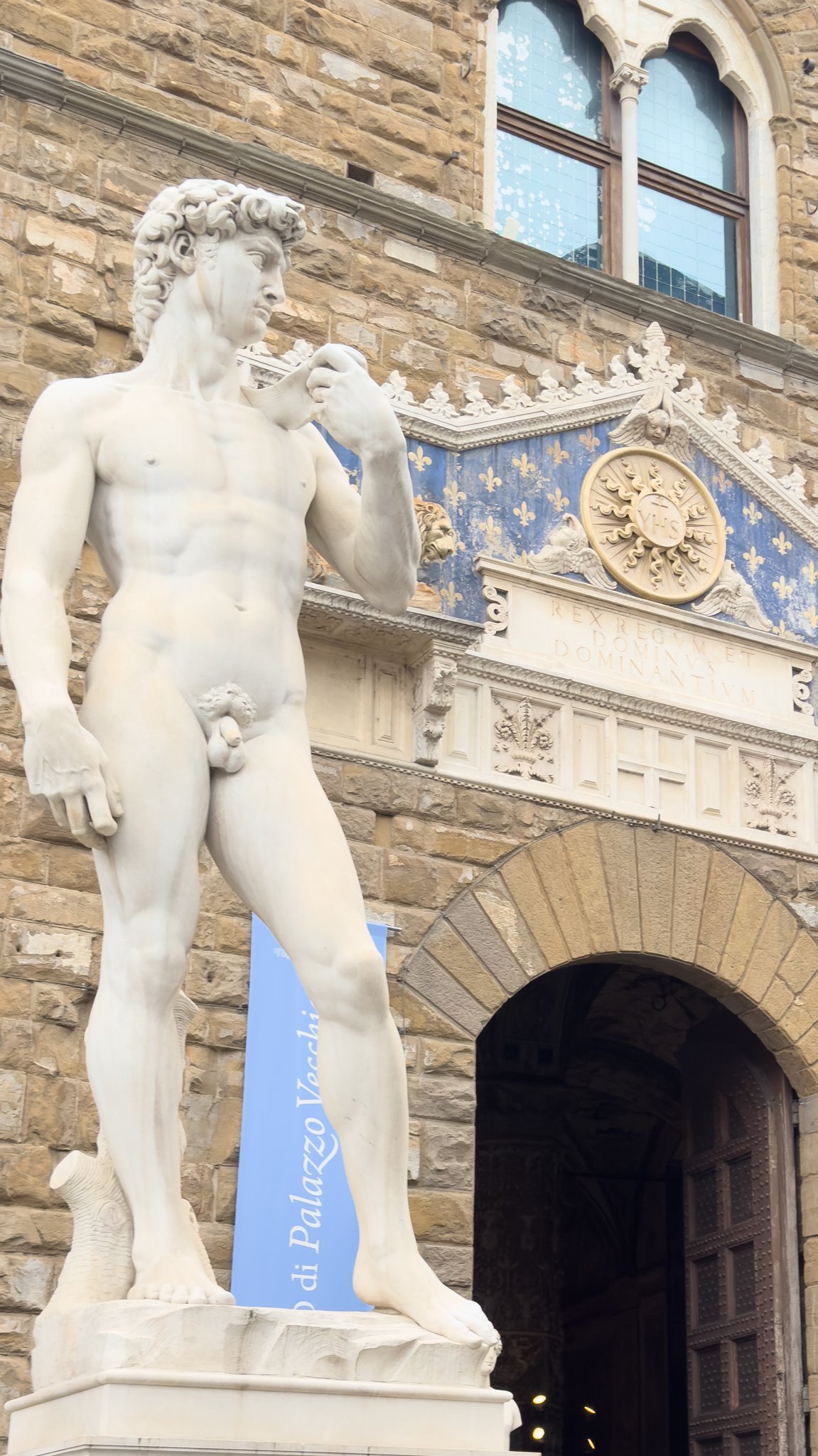 Livorno Cruise Port - Florence Europe David Stone Arch Facade Ornate Statue - 05-21-2025 - Vertical.jpg