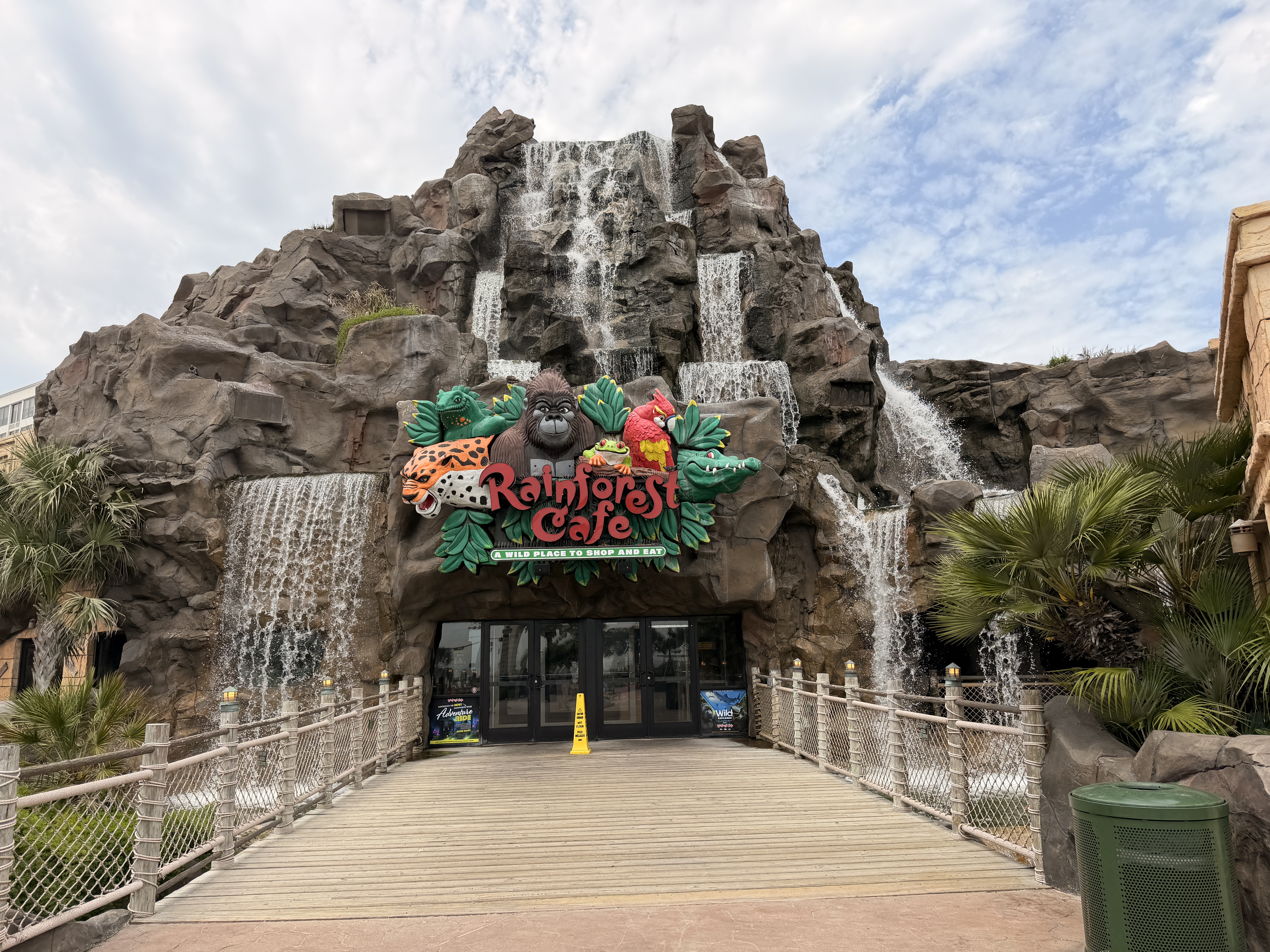 The Rainforest Cafe in Galveston, Texas