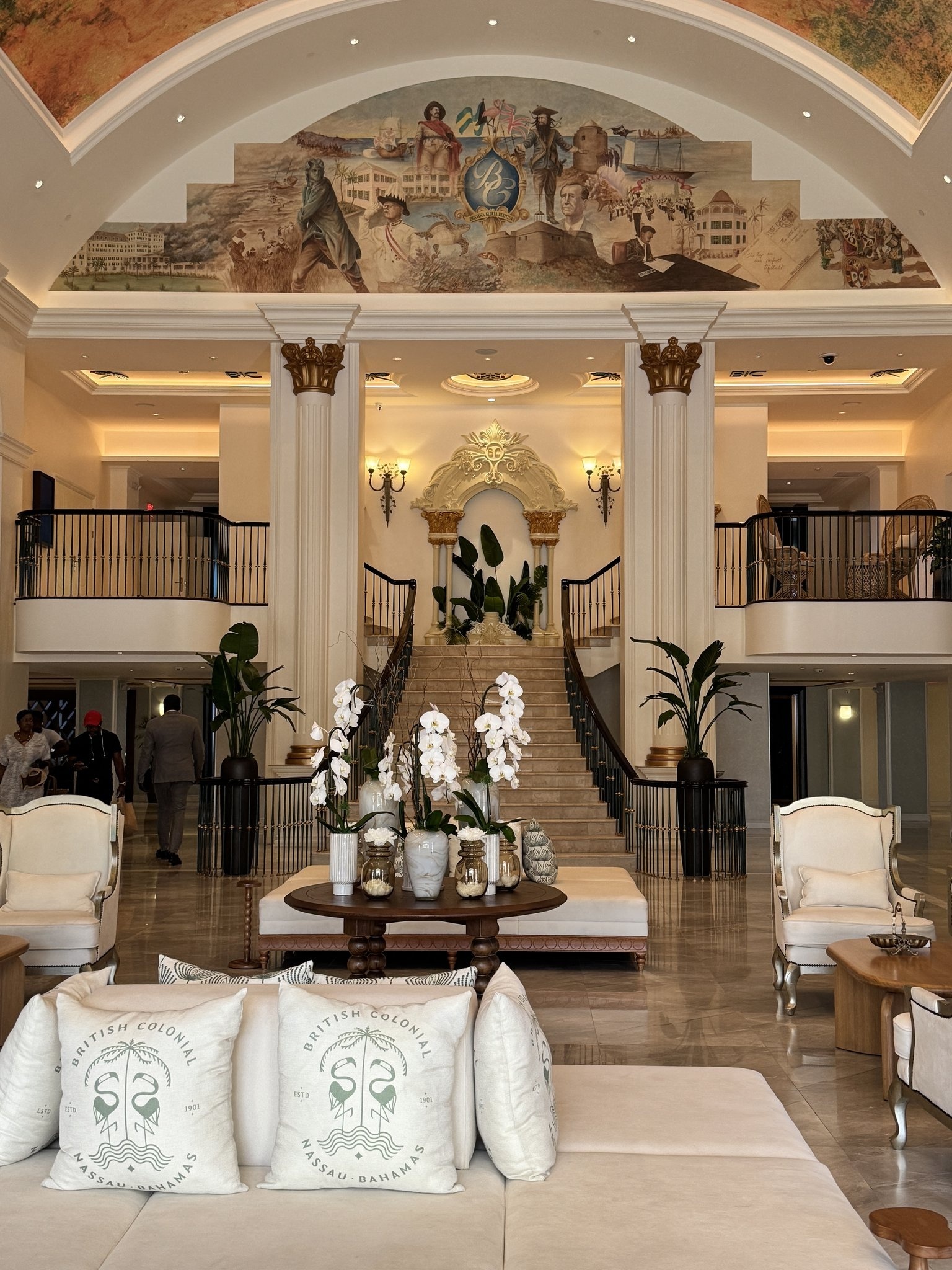 Nassau Cruise Port - Opulent Lobby With Ornate Mural Artwork - 09-20-2025 - Vertical.jpg