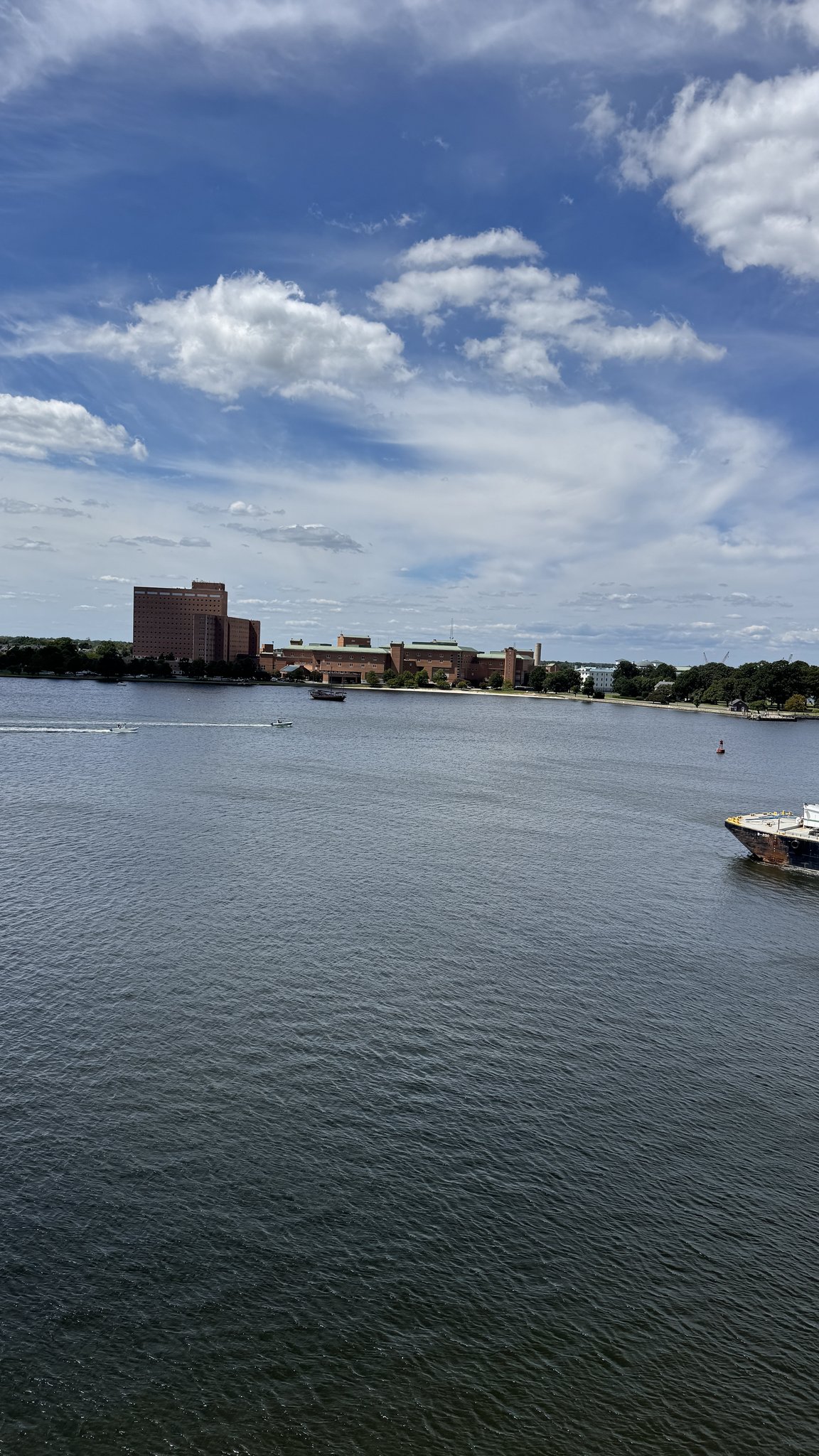Norfolk Cruise Port - , VA Skyline Across Elizabeth River - Vertical.jpg
