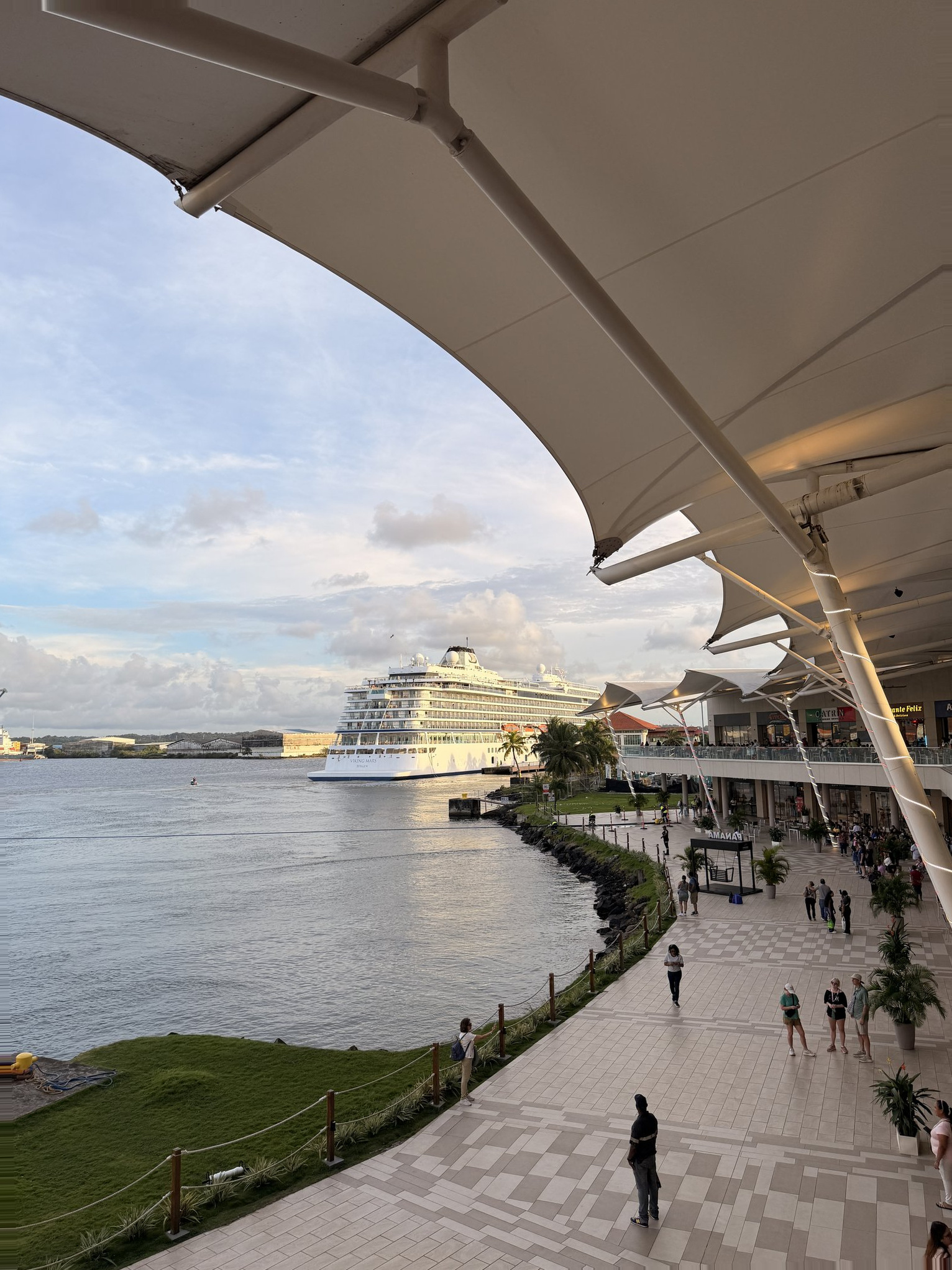 Colon Panama Cruise Port - Cruise Ship Docked in Colon Harbor - 01-04-2026 - Vertical.jpg