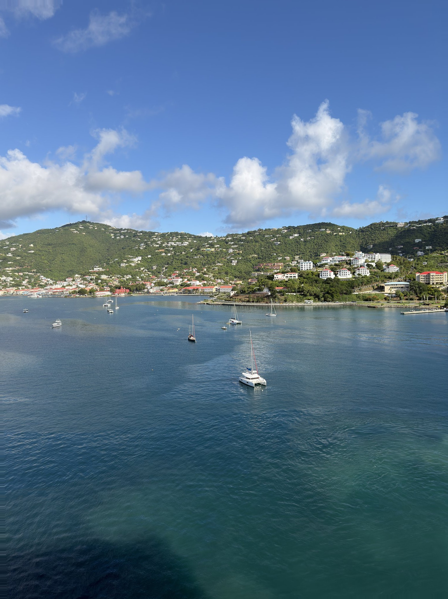 St Thomas USVI Cruise Port - Charlotte Amalie Harbor Boats Hillside - 10-26-2025 - Vertical 22.jpg