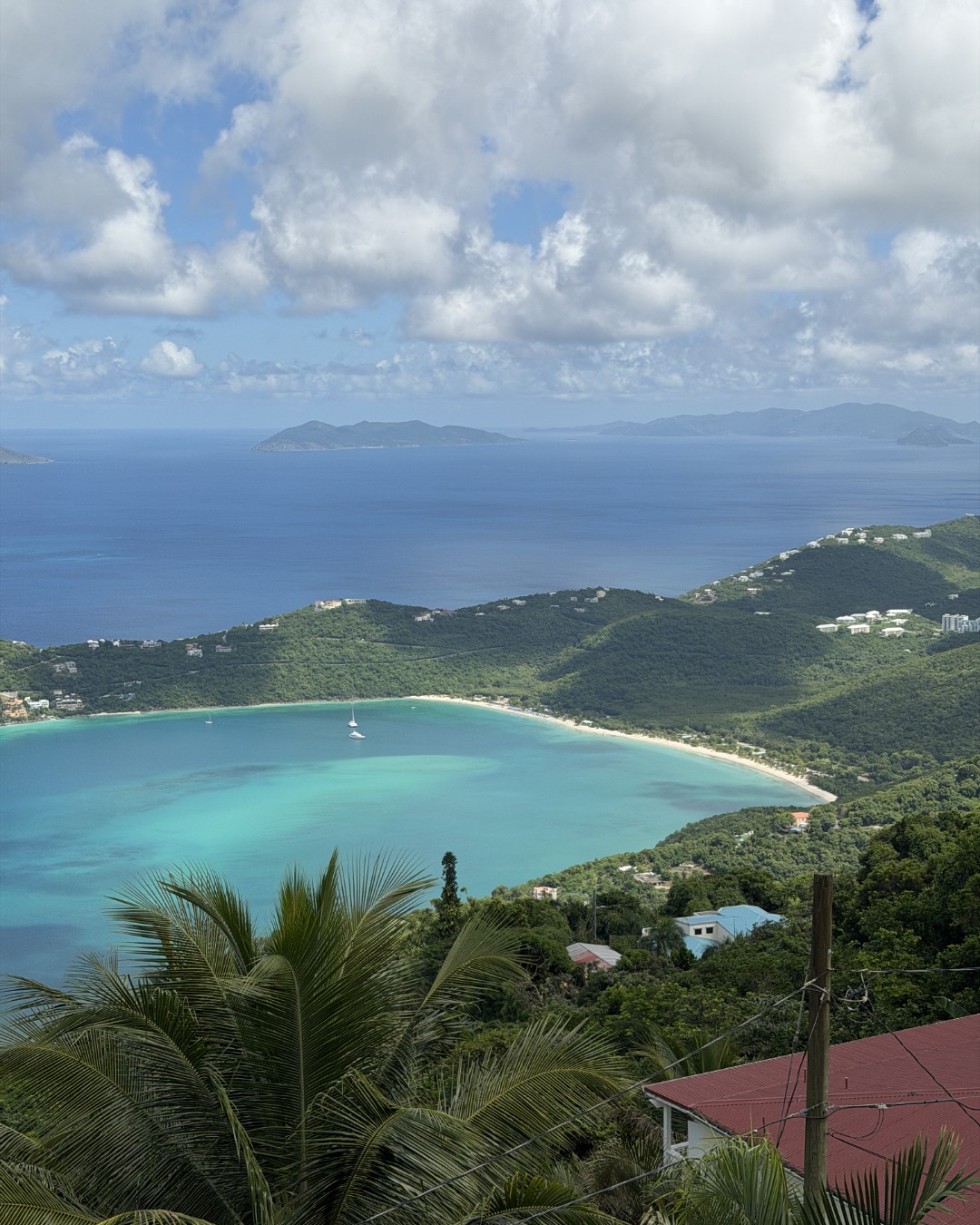 St Thomas USVI Cruise Port - Magens Bay Beach Turquoise Water Coastline - Vertical 46.jpg