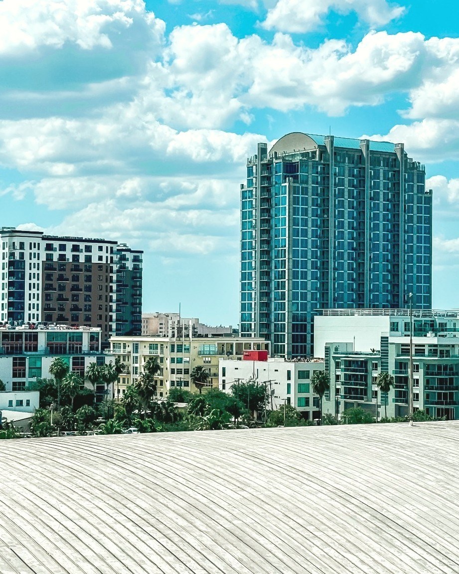 Tampa Cruise Port - A View of a City from the Roof of a Building - Vertical.jpg