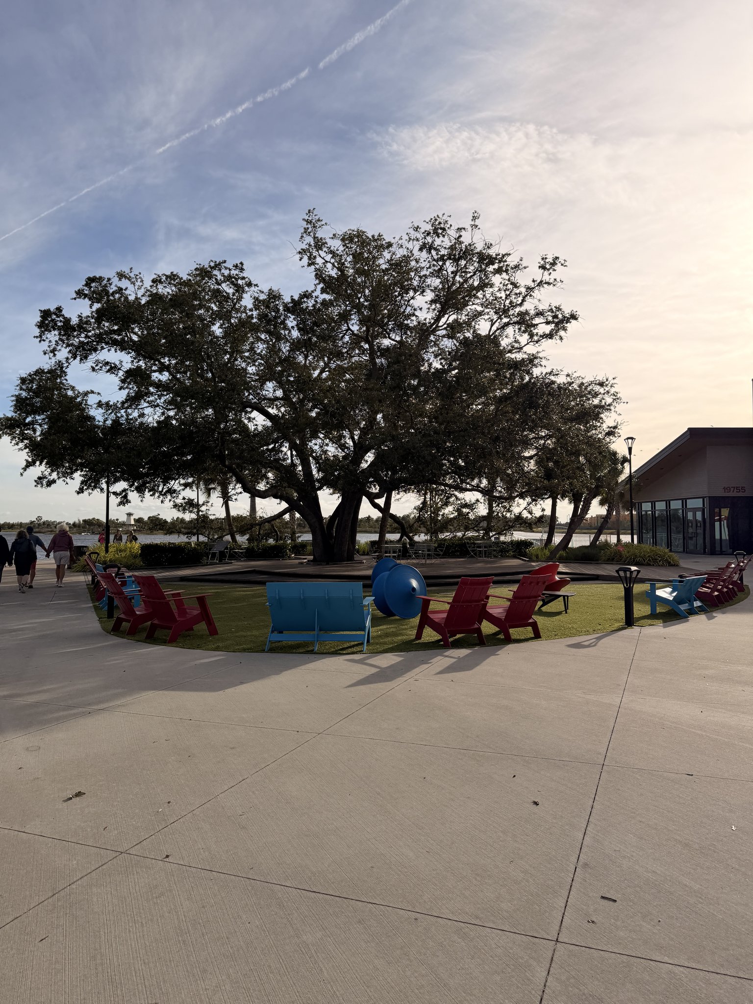Tampa Cruise Port - Outdoor Seating Area with Colorful Chairs - 11-10-2025 - Vertical.jpg