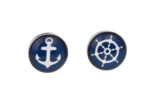 Anchor and Wheel Cufflinks