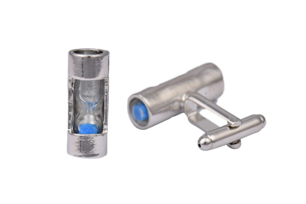 Blue Hourglass Cufflinks