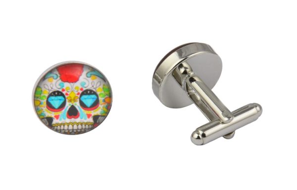 Blue Diamond Skull Cufflinks Blue Diamond Skull Cufflinks