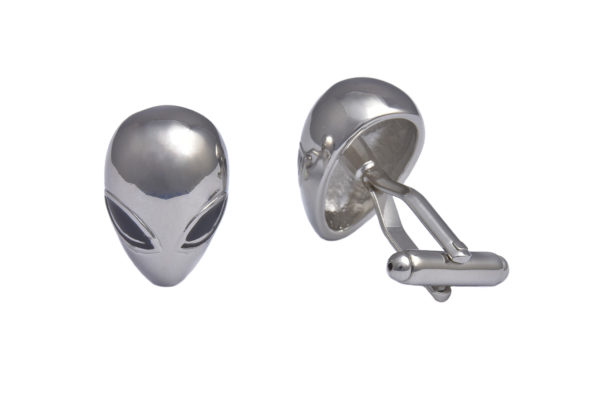 Alien Silver Cufflinks Alien Silver Cufflinks