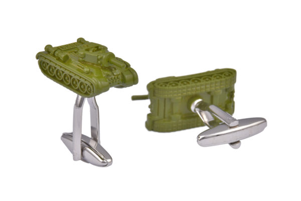 Tank Green Cufflinks