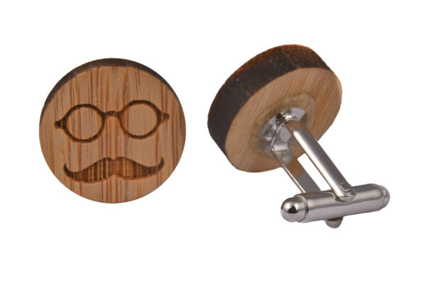 Wood Moustache & Glasses Wood Moustache & Glasses