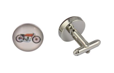 Motorbike Red Cufflinks