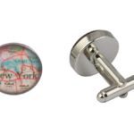 New York Map Cufflinks