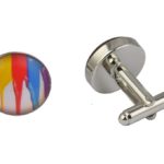 Paint Run Artist Cufflinks