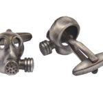 Gas Mask Cufflinks