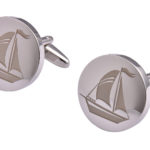 Silver Yacht Cufflinks