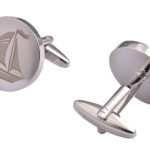 Silver Yacht Cufflinks