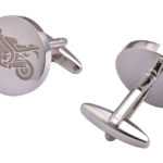 Silver Motorbike Cufflinks