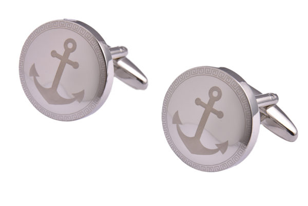 Silver Anchor Cufflinks Silver Anchor Cufflinks